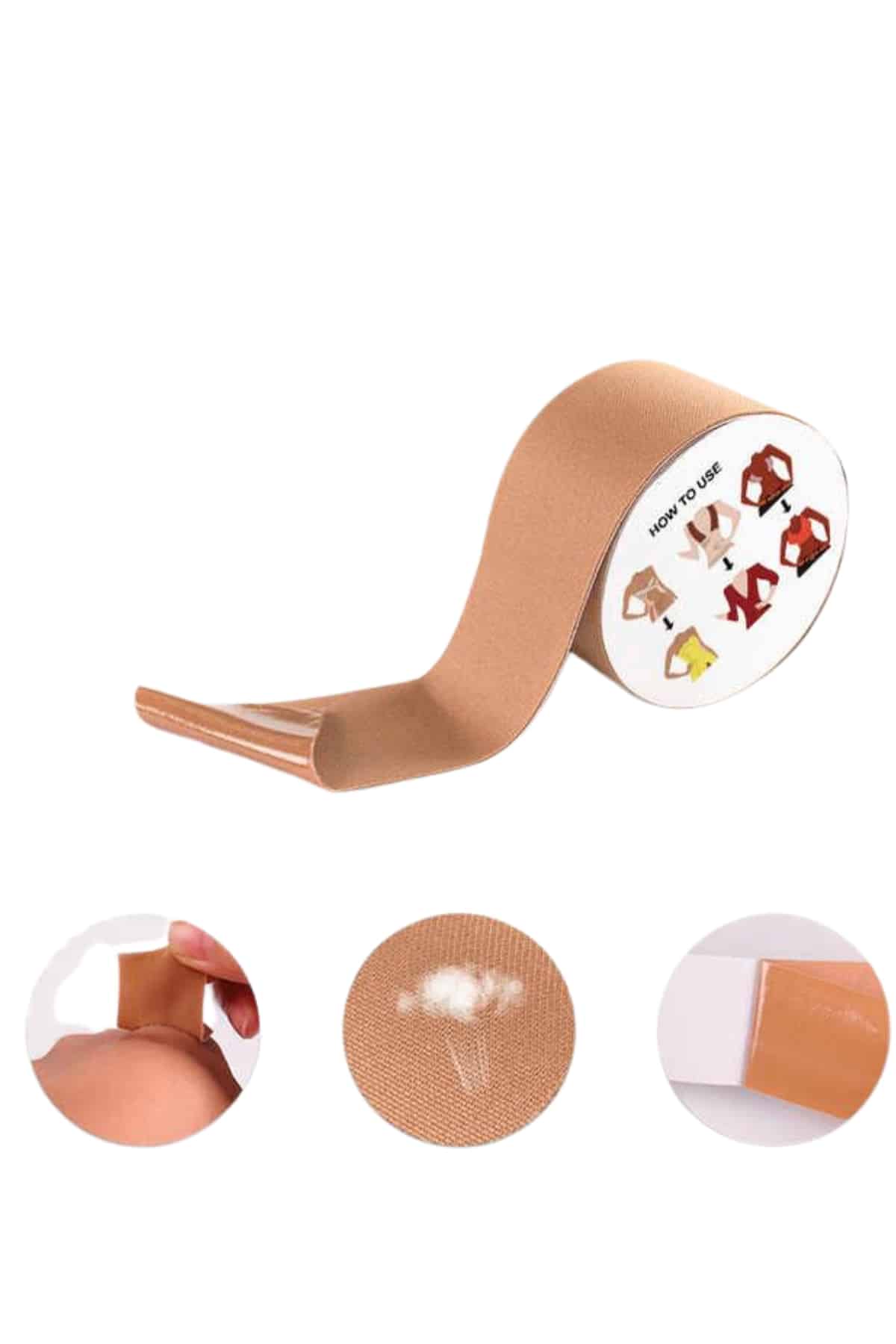 Göğüs Bandı Toparlayıcı ve Şekillendirici Tere ve Suya Dayanıklı Esnek Yapılı Hassas Ciltlere Uygun - Lisinya