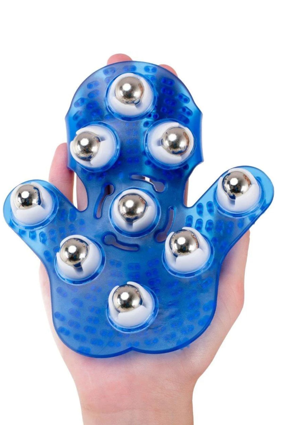 9 Bilyeli Masaj Eldiveni Giyilebilir Plastik Vücut Sıkılaştırıcı - Lisinya