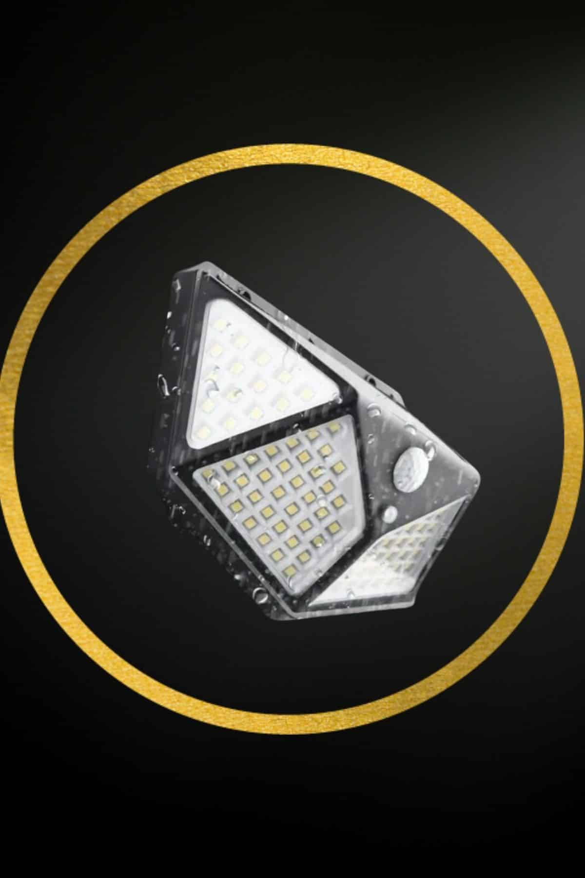 Solar Sensörlü Duvar Lambası Bahçe Lambaso Parlak Beyaz Işık Suya Dayanıklı - Lisinya