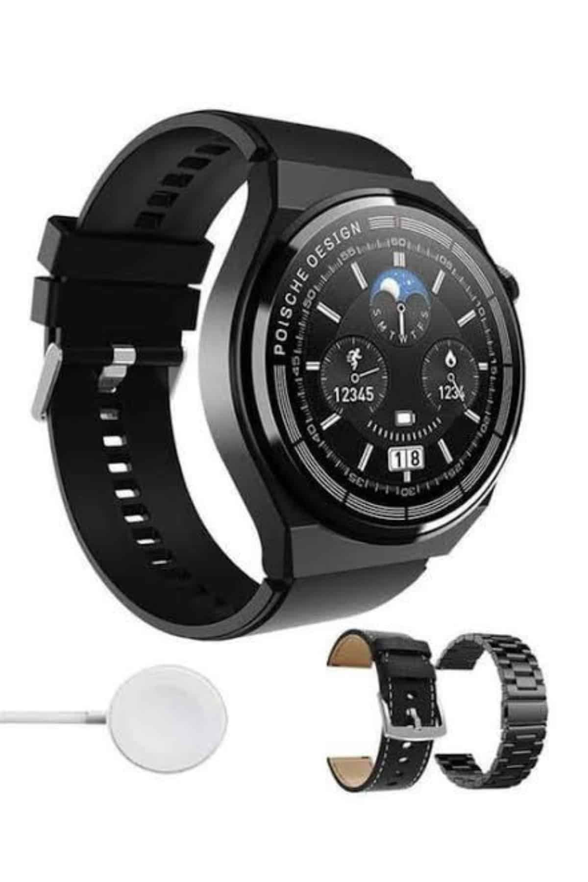 En Çok Tercih Edilen Akıllı Saat Amoled Ekran Nabız Sensörü GPS Uyumlu Adımsayar - Lisinya