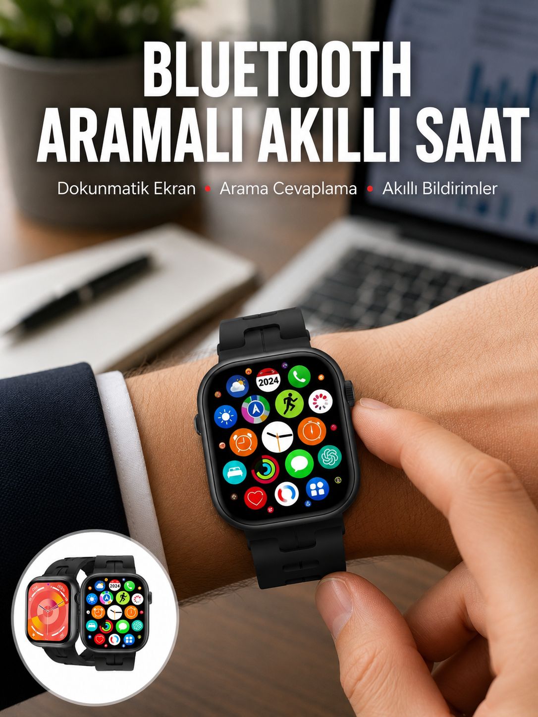 Yeni Seri Akıllı Saat Amoled Ekran Yüksek Çözünürlüklü 41 mm Kasa - Lisinya Yeni Seri Akıllı Saat Amoled Ekran Yüksek Çözünürlüklü 41 mm Kasa - Lisinya