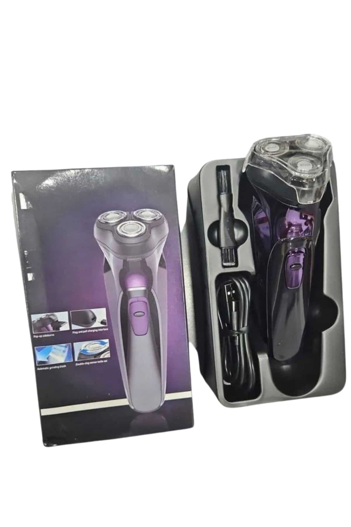 Tıraş Makinesi Hassas Ciltlere Özel Döner Başlıklı Pürüzsüz Görünüm - Lisinya