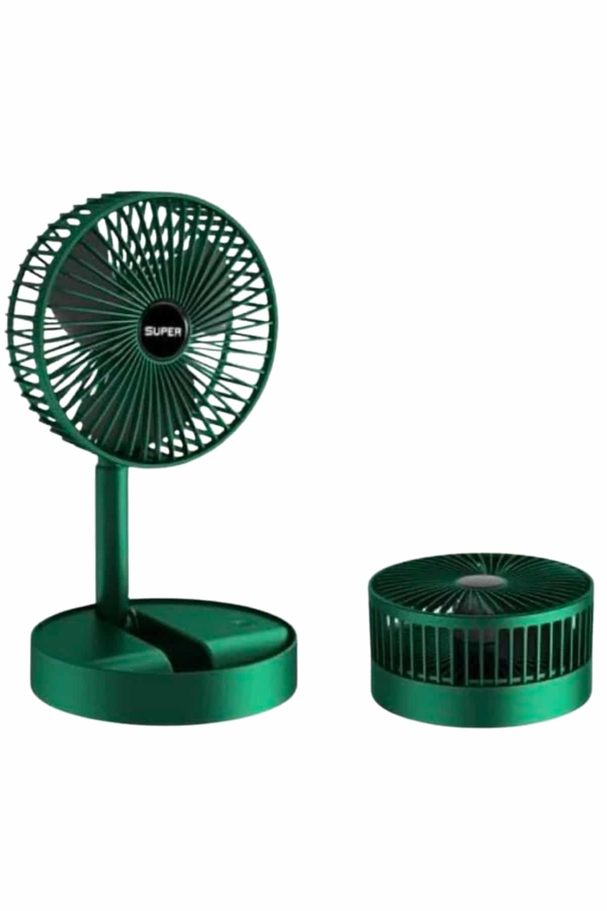 3 Kademe Hız Ayarlı Vantilatör Telefon Standlı Şarjlı Katlanabilir Soğutucu Pervane - Lisinya