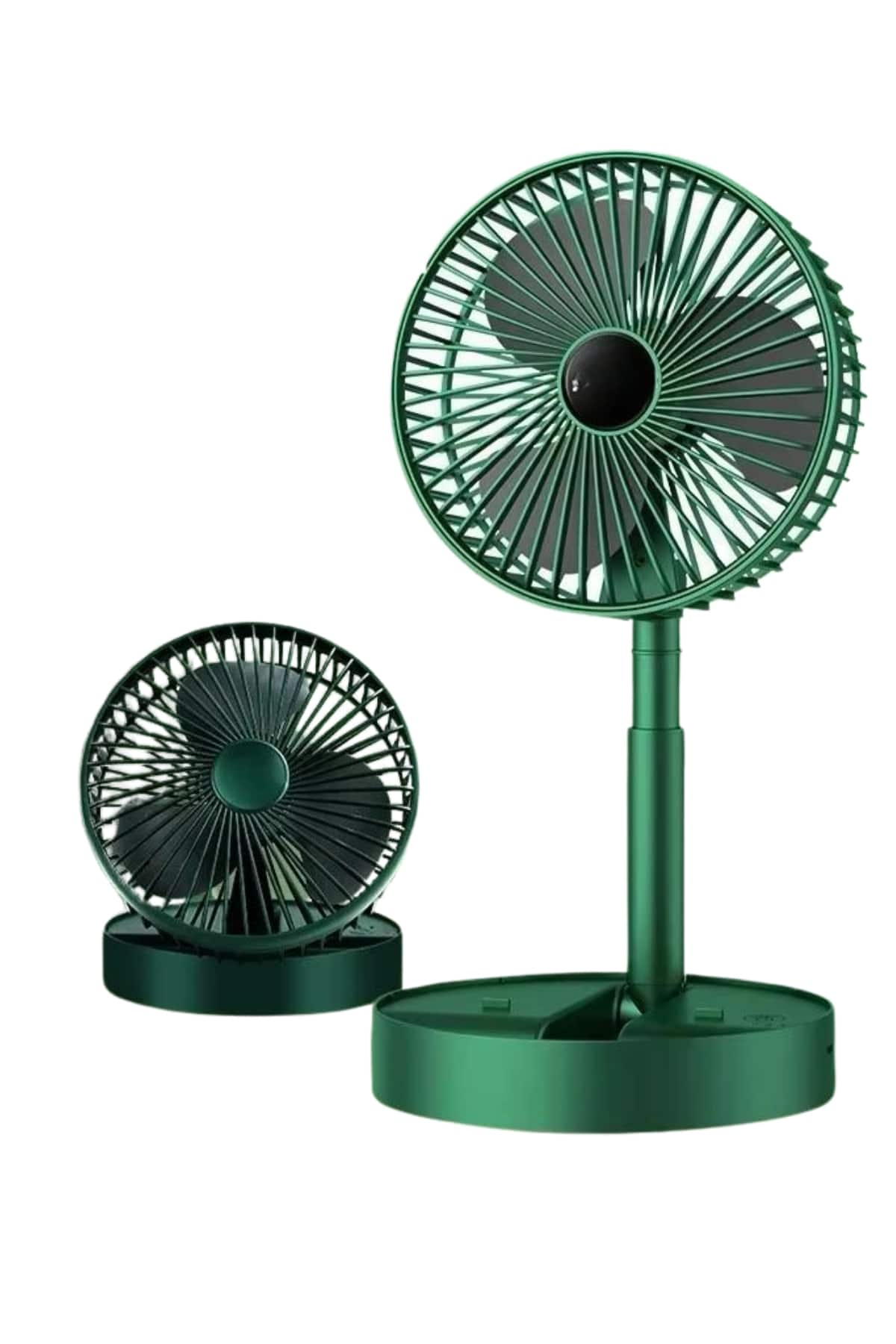 3 Kademe Hız Ayarlı Vantilatör Telefon Standlı Şarjlı Katlanabilir Soğutucu Pervane - Lisinya