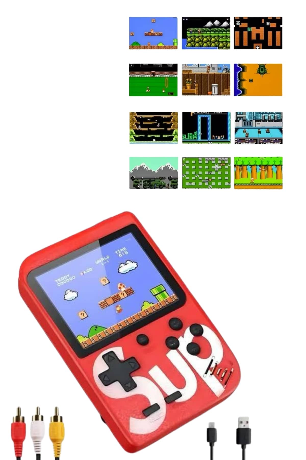 Nostalji Oyunlu Mini Atari Gamebox 400 Oyunlu El Atarisi - Lisinya Nostalji Oyunlu Mini Atari Gamebox 400 Oyunlu El Atarisi - Lisinya