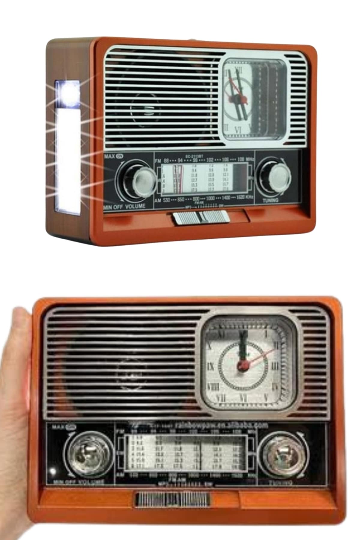 Nostaljik Vintage Radyo Taşınabilir Bluetooth Bağlantılı Hoparlör Radyo - Lisinya Nostaljik Vintage Radyo Taşınabilir Bluetooth Bağlantılı Hoparlör Radyo - Lisinya