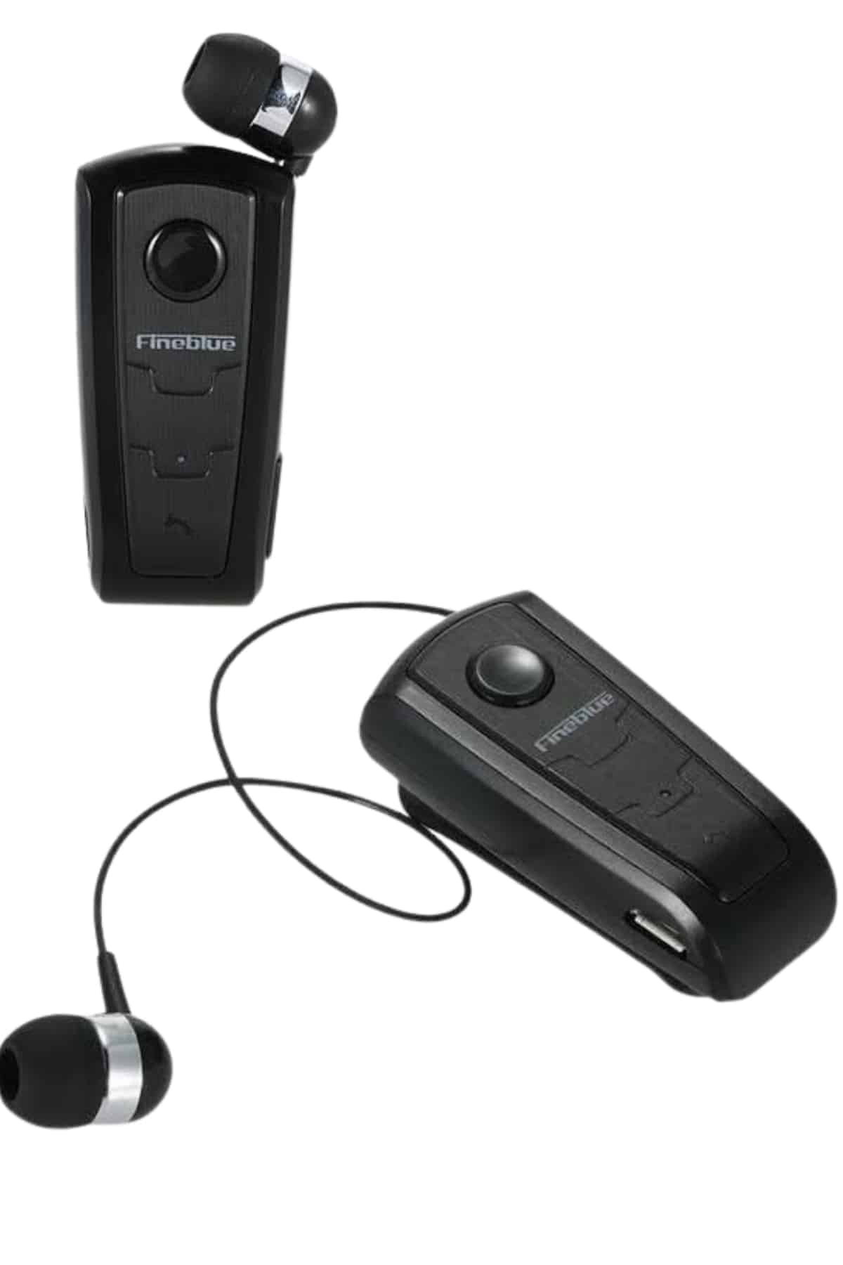 Makaralı Bluetooth Kulakiçi Yaka Kulaklığı Kablosuz Kulaklık - Lisinya