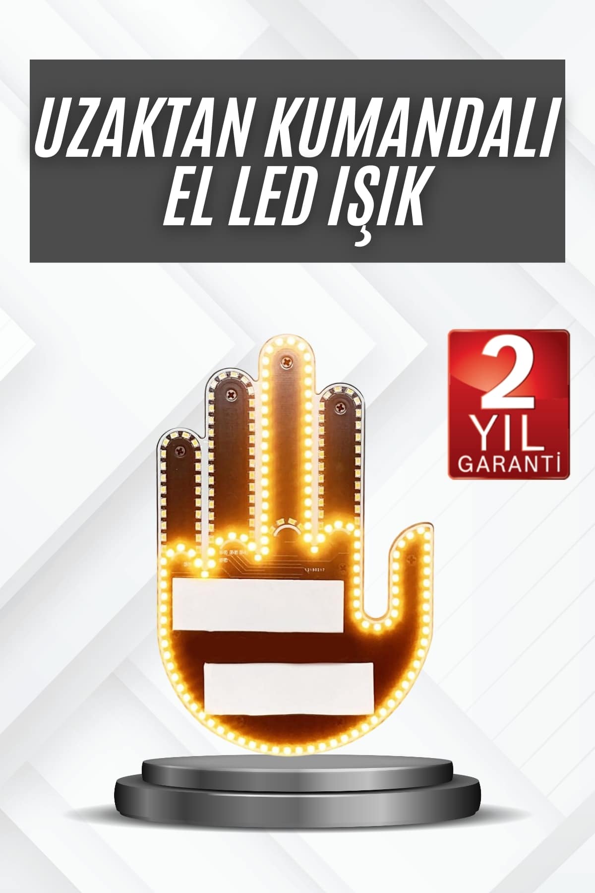 Uzaktan Kumandalı El Orta Parmak Led Araç Camına Özel - Lisinya Uzaktan Kumandalı El Orta Parmak Led Araç Camına Özel - Lisinya