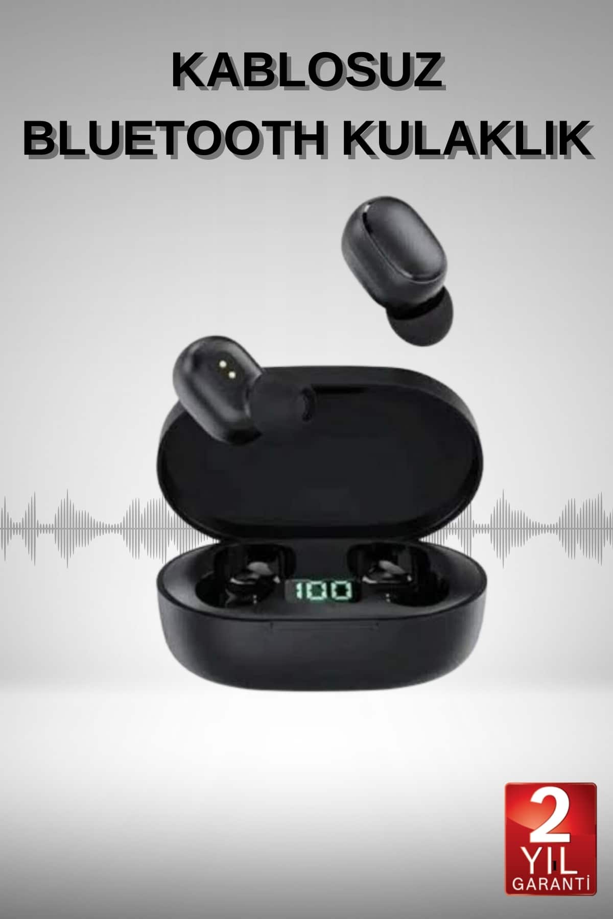 TWS Bluetooth Kulaklık Kulak İçi Kablosuz Dijital Göstergeli Çağrı Cevaplayabilen - Lisinya