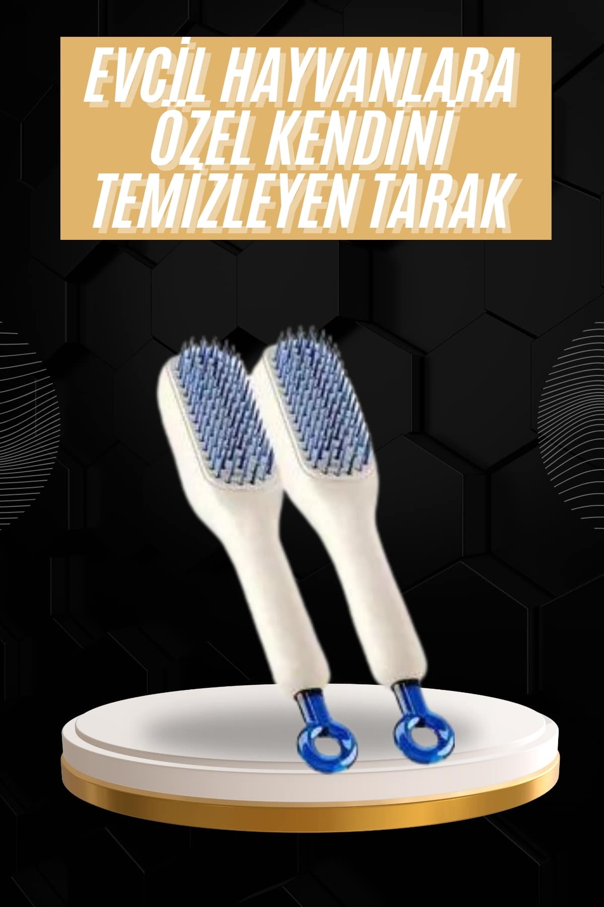 Kolay Temizlenen Fırçası Evcil Hayvanlara Özel Tüy Temizleme - Lisinya