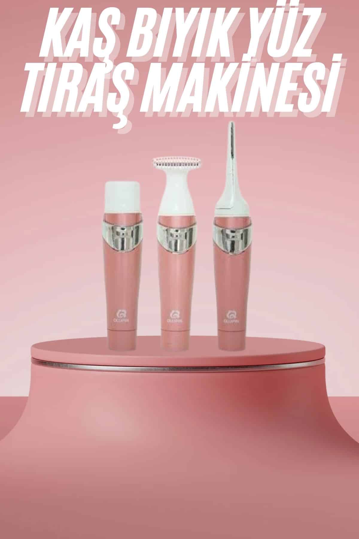 3 Başlıklı Kıl Tüy Temizleyici Epilasyon Aleti Tüm Cilt Tiplerine Uygun - Lisinya