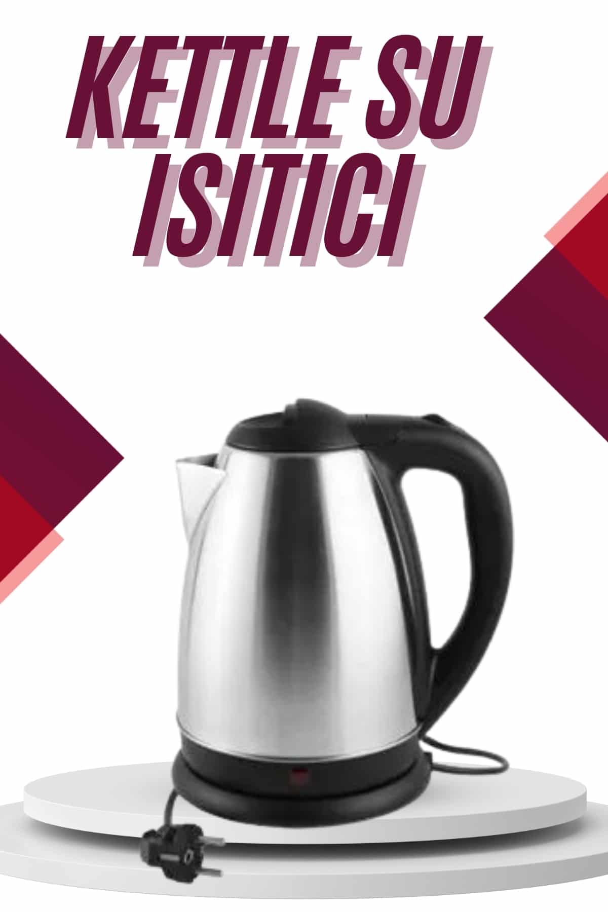 Çelik Su Isıtıcı Kettle Dayanıklı Paslanmaz Çelik Uzun Ömürlü - Lisinya