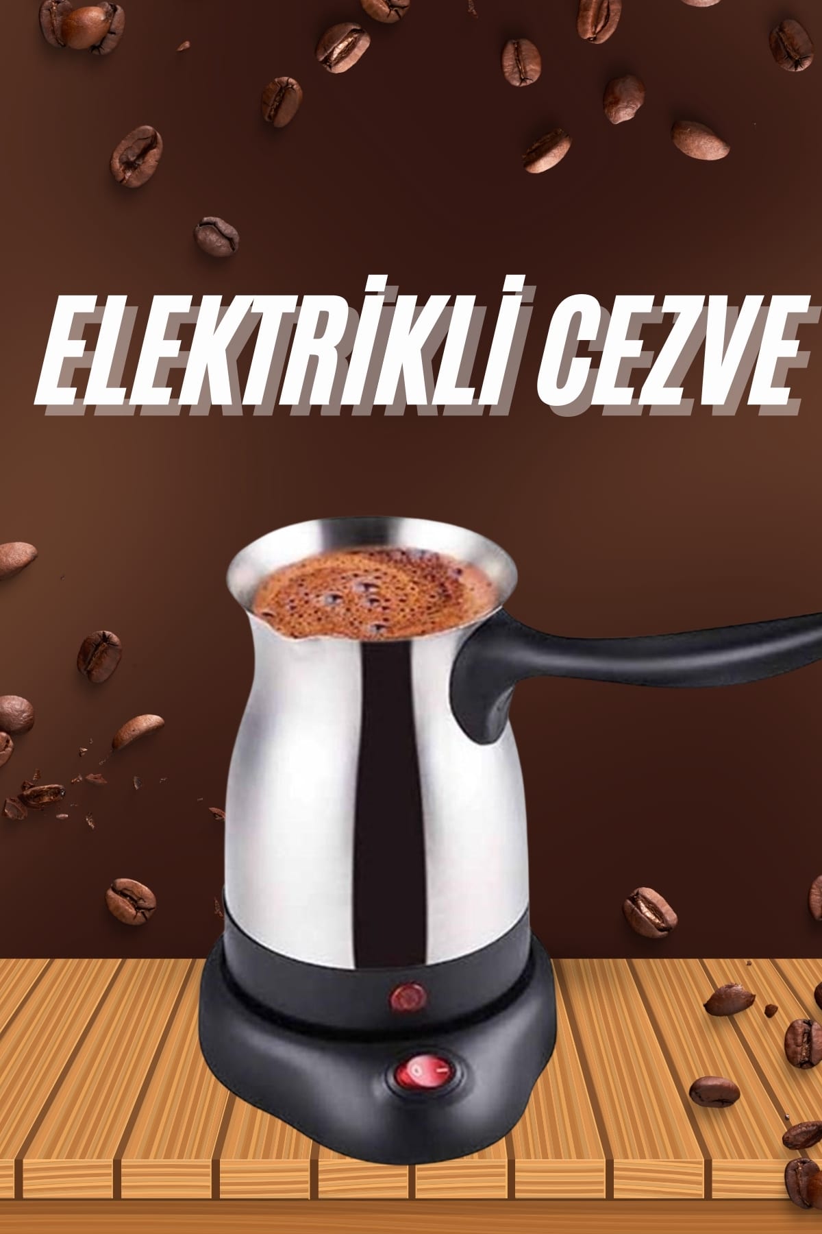 Elektrikli Türk Kahvesi Makinesi Elektrikli Cevze Telveli - Lisinya