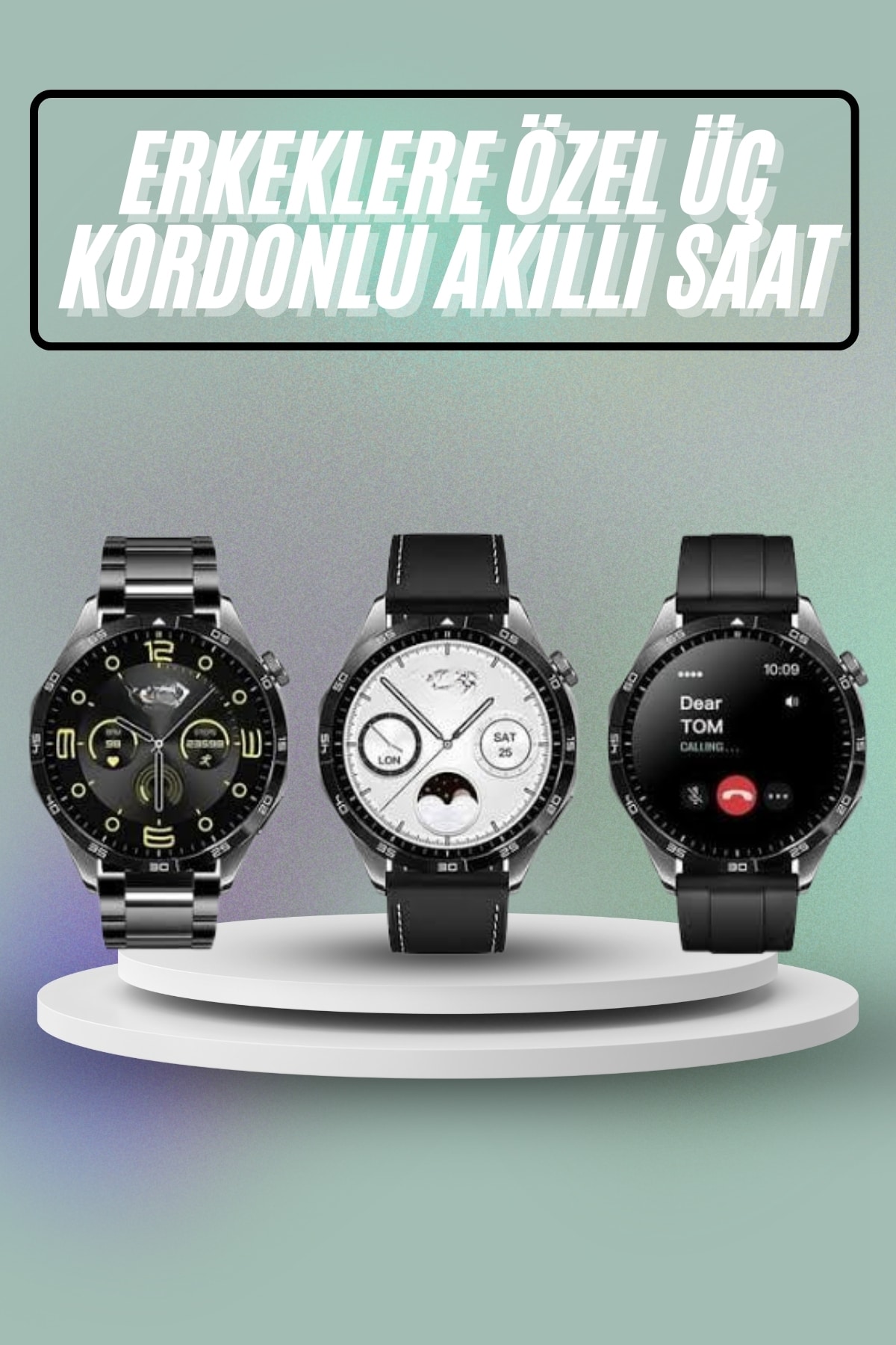 Akıllı Saat Ios Ve Android Tüm Telefonlara Uyumlu Çok Fonksiyonlu Amoled Ekran - Lisinya