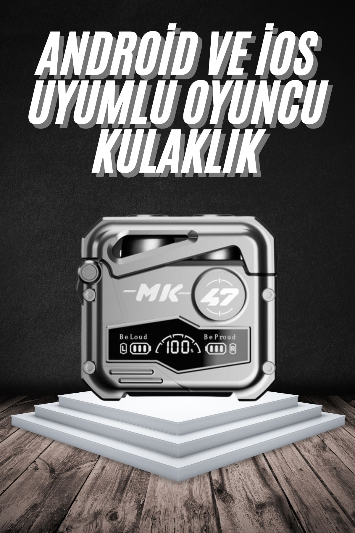 Bluetooth Kulaklık Dokunmatik Kontrol Tws kablosuz kulaklık Hi-fi Stereo - Lisinya