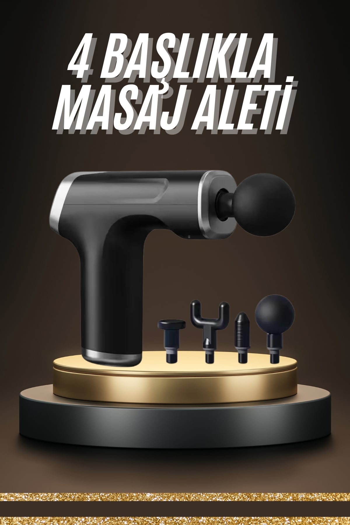 Profesyonel Masaj Tabancası Sporcu Masaj Aleti 4 Başlıklı Şarjlı Titreşimli - Lisinya Profesyonel Masaj Tabancası Sporcu Masaj Aleti 4 Başlıklı Şarjlı Titreşimli - Lisinya