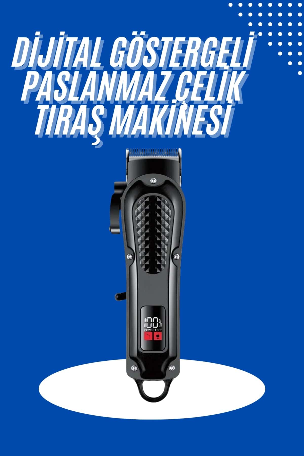 Profesyonel Saç Kesme Aleti Dijital Saç Sakal Tıraş Makinesi Uzun Ömürlü - Lisinya