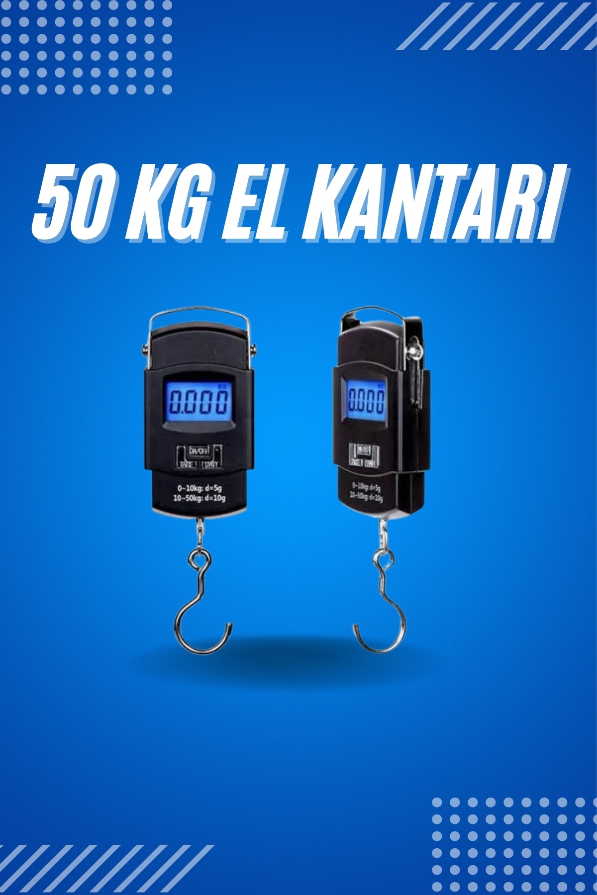 50 Kg Dijital El Terazisi Cep Tartısı El Kantarı Terazi - Lisinya