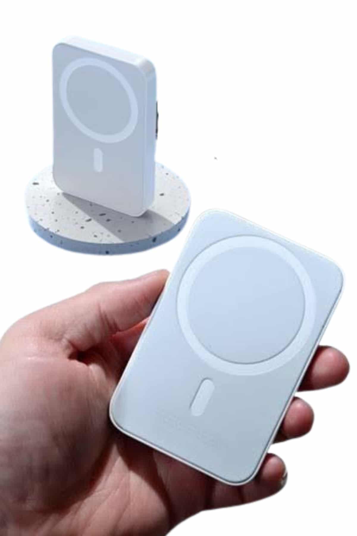 Kablosuz Magsafe Hızlı Şarj 5.000 mah Kablosuz Şarj Cihazı - Lisinya