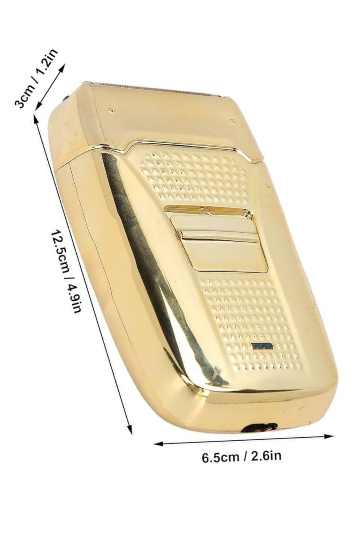 Sakal Kesme Tıraş Makinesi Paslanmaz Çelik Gold Şarjlı - Lisinya