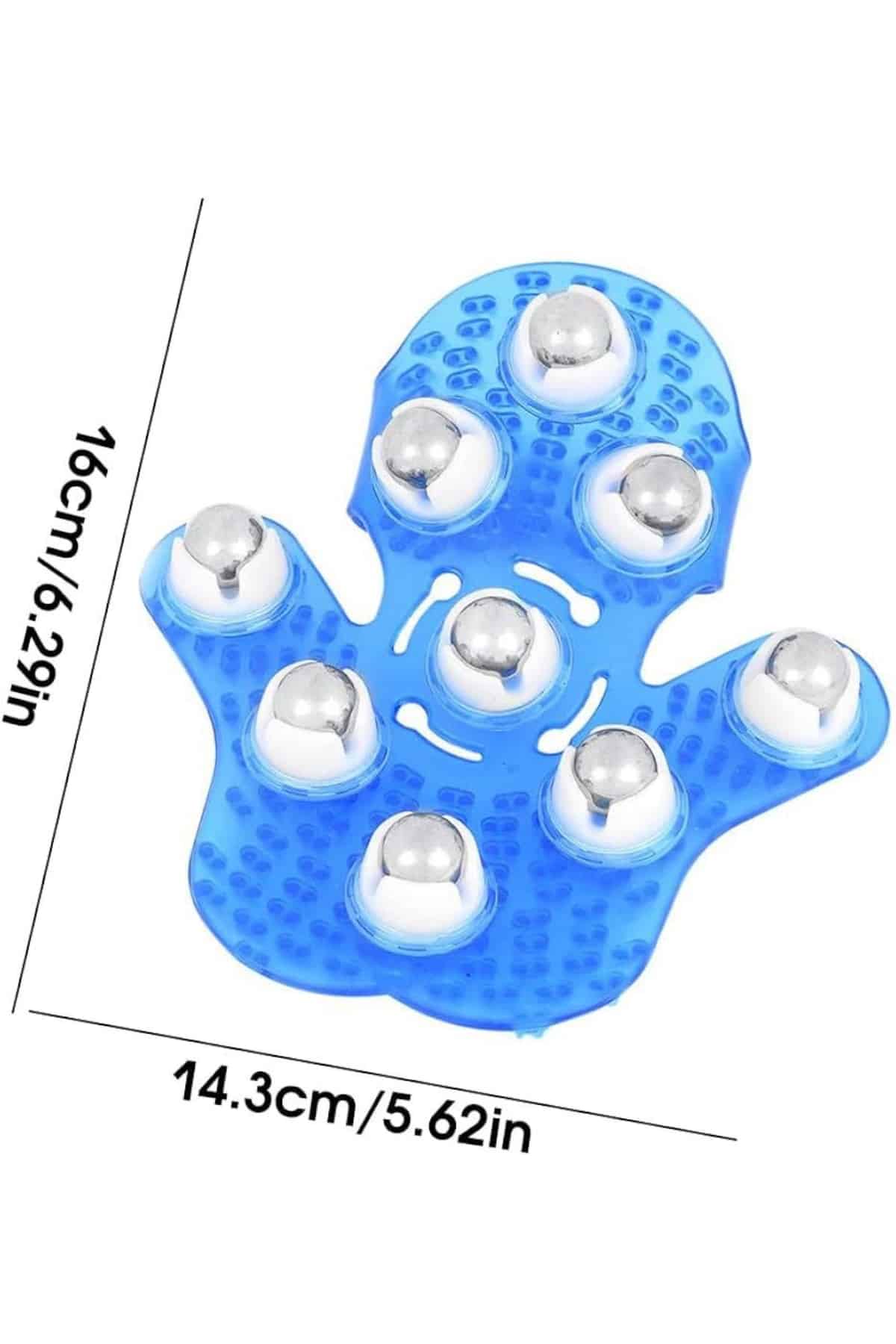 Masaj Aleti El Şeklinde Omuz Bacak Bilyeli Masaj Eldiveni El Şekilli - Lisinya