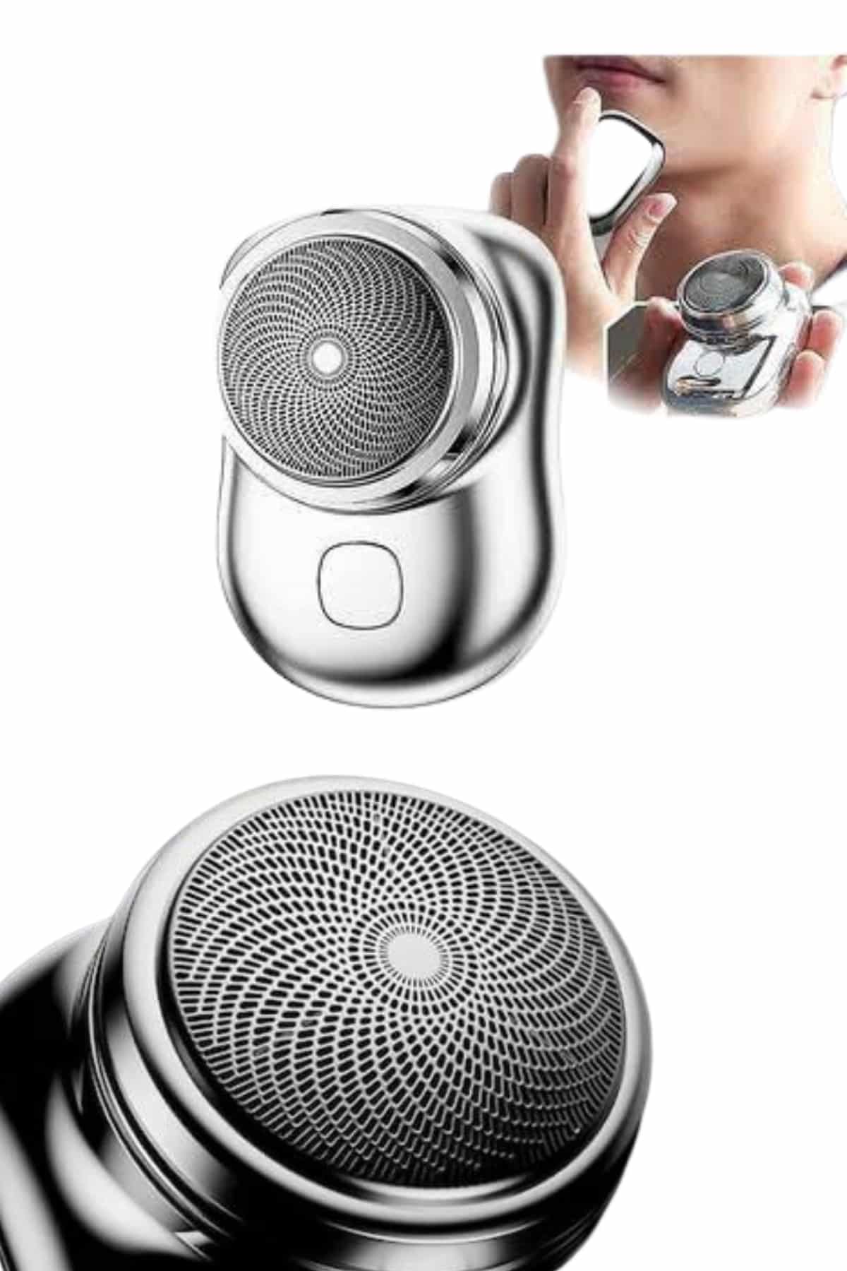 Elektrikli Mini Tıraş Makinesi,Taşınabilir USB Şarjlı Kablosuz Tıraş Makinesi - Lisinya