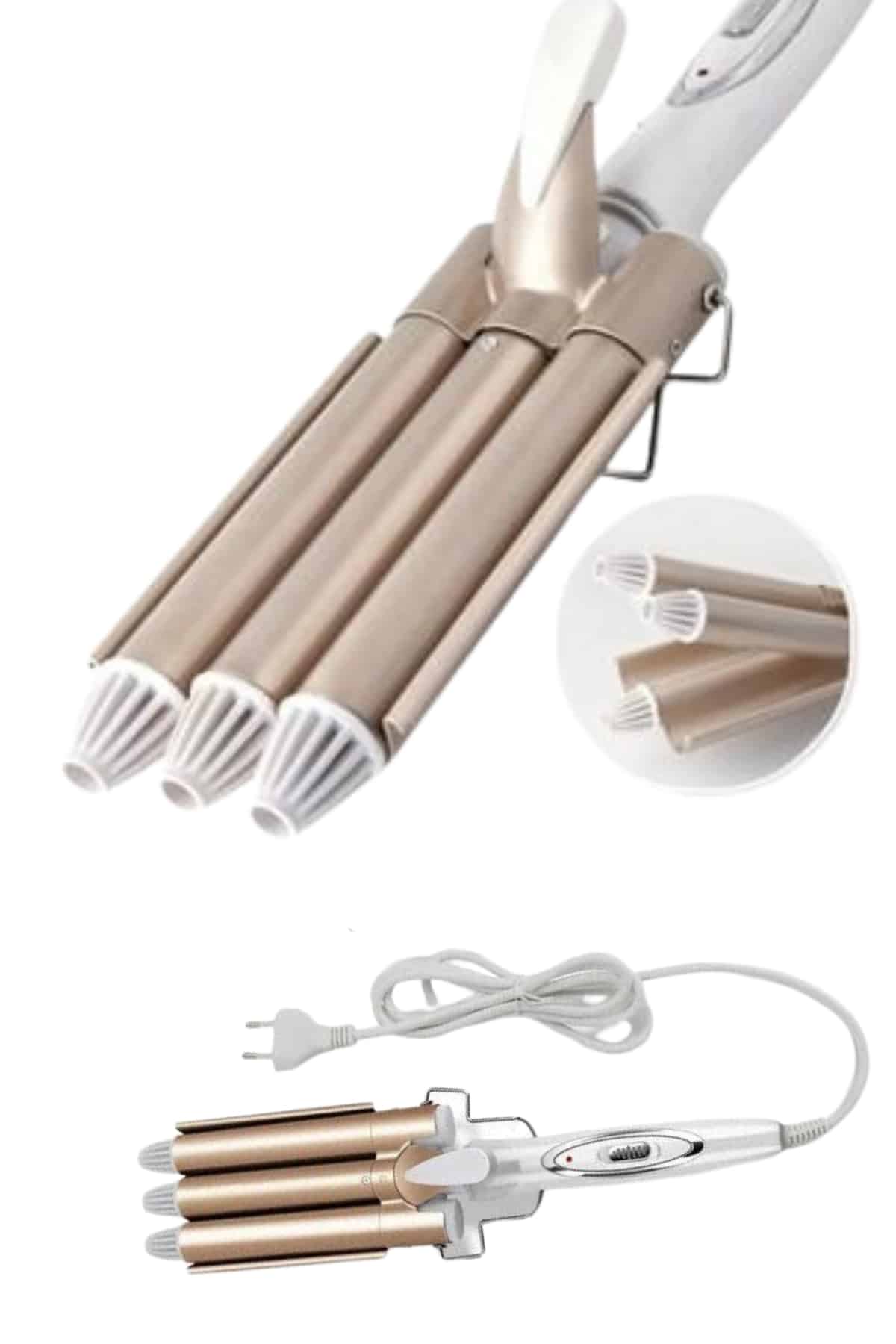 Wag Maşa Yeni Nesil Yüksek Isı Ayarlı Seramik Kaplama Saç Şekillendirici Doğal Bukle - Lisinya