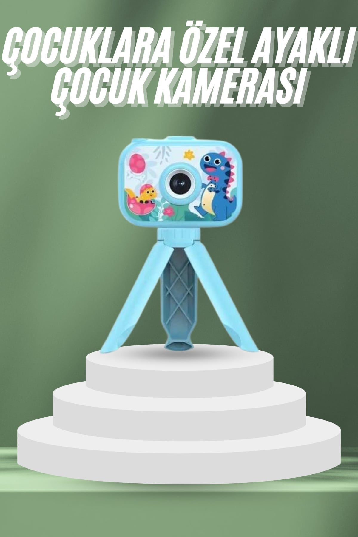 Çocuklara Özel Ayaklı Mini Fotoğraf Makinesi Dijital LCD Ekran - Lisinya