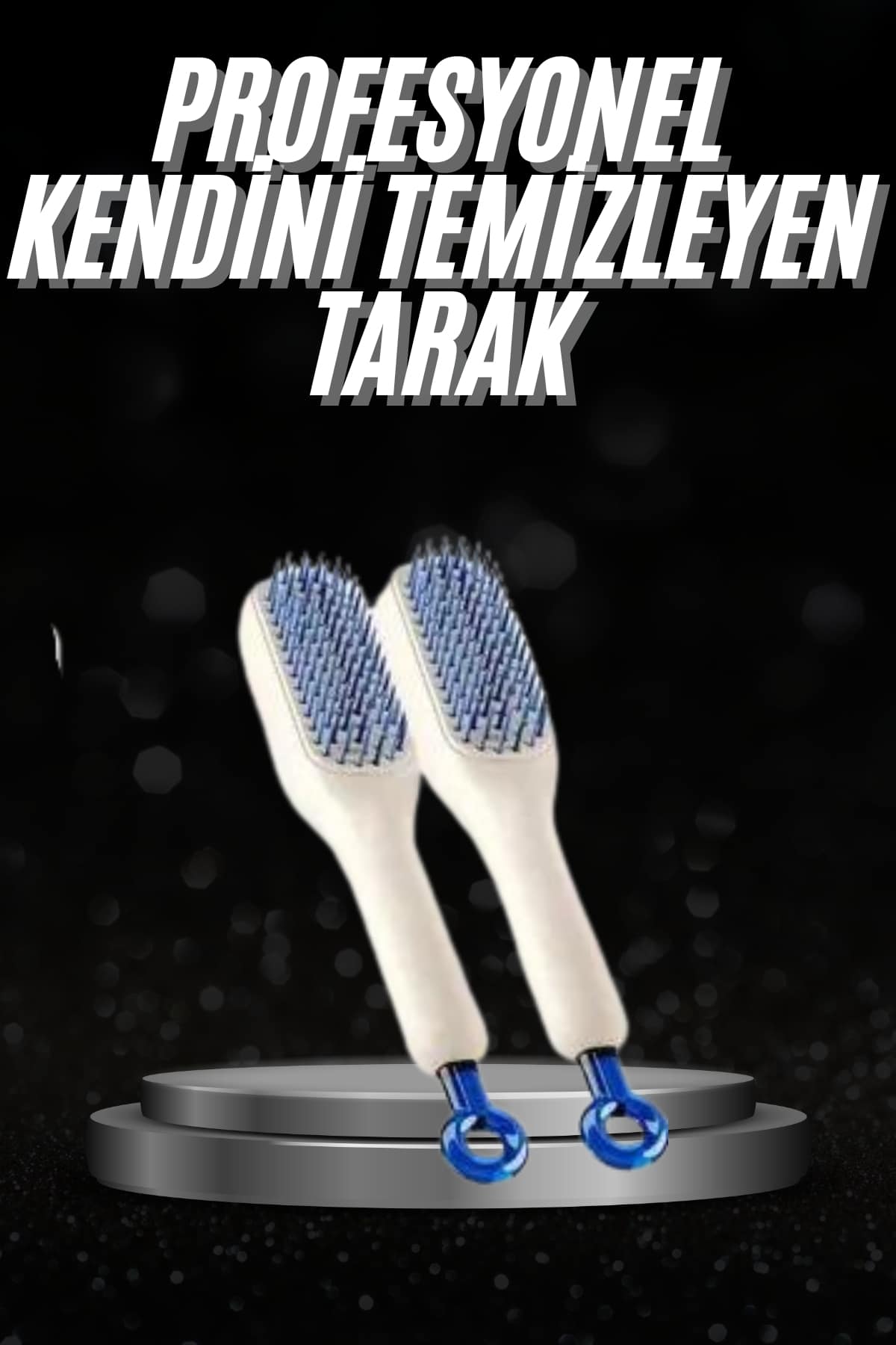 Kendi kendini Temizleyebilen Hijyenik Saç Fırçası Anti-Statik Teknolojisi - Lisinya