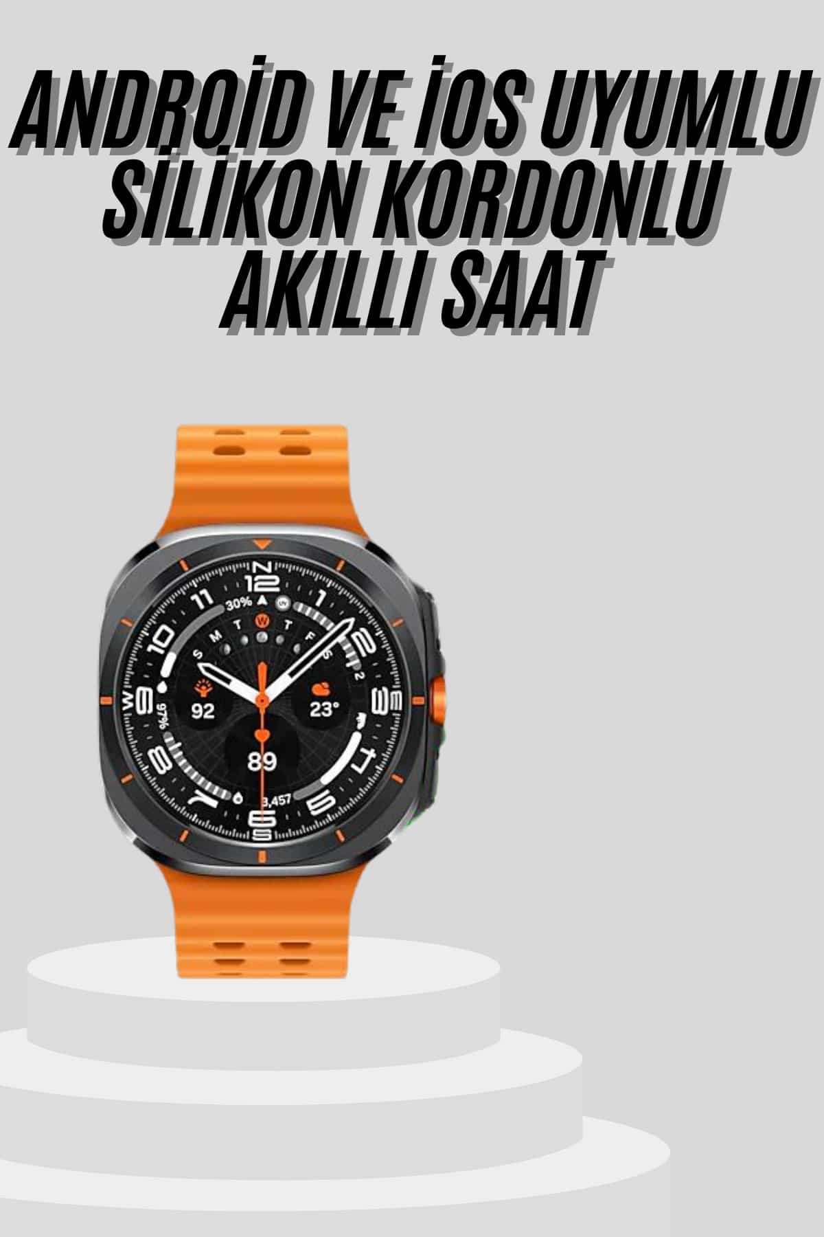Yeni Nesil Çağrı Cevaplayabilen 47 MM Titreşimli Çok Fonksiyonlu Akıllı Saat - Lisinya