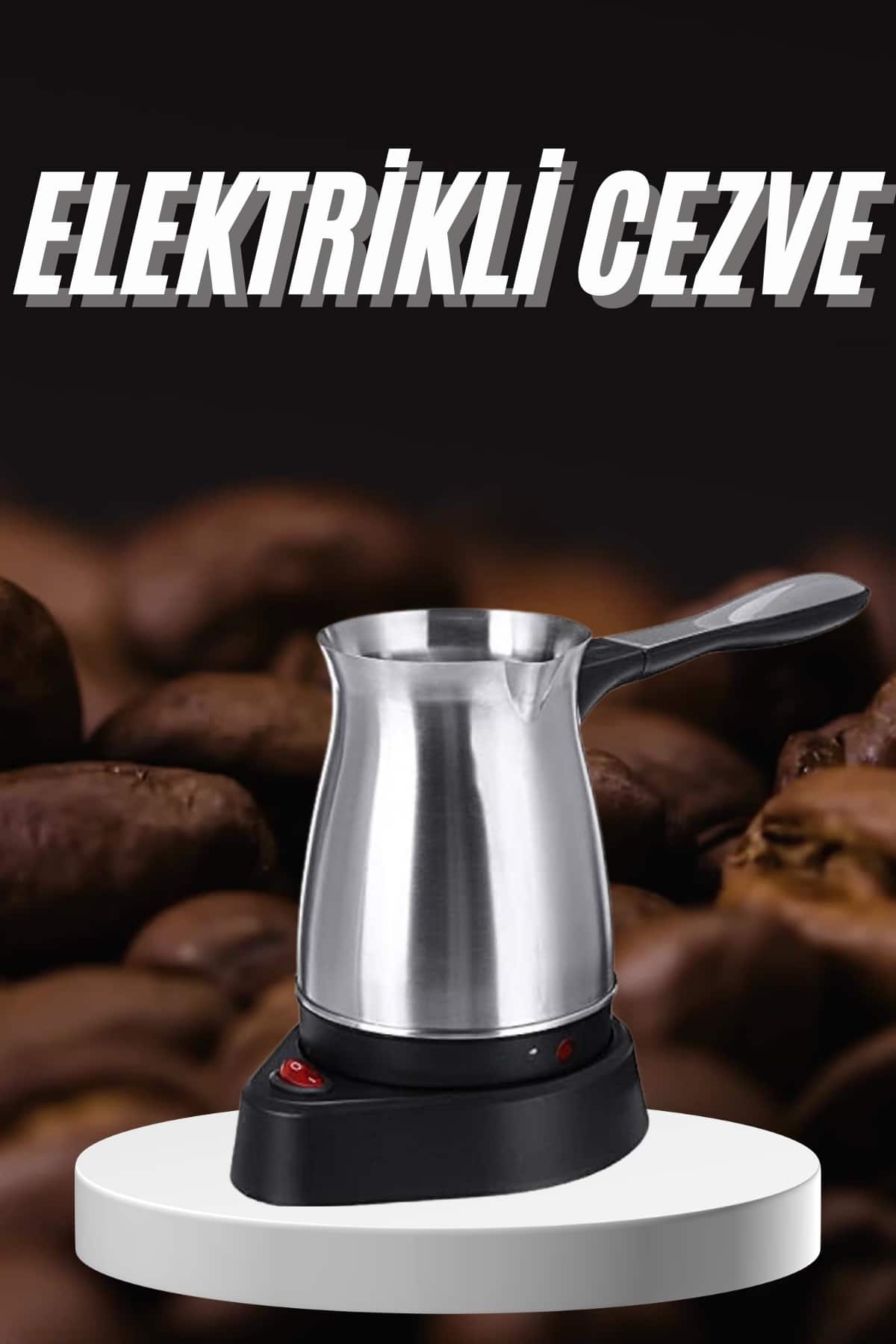 Paslanmaz Çelik Türk Kahvesi Makinesi 6 Fincan Kpasiteli Elektrikli Cezve - Lisinya Paslanmaz Çelik Türk Kahvesi Makinesi 6 Fincan Kpasiteli Elektrikli Cezve - Lisinya