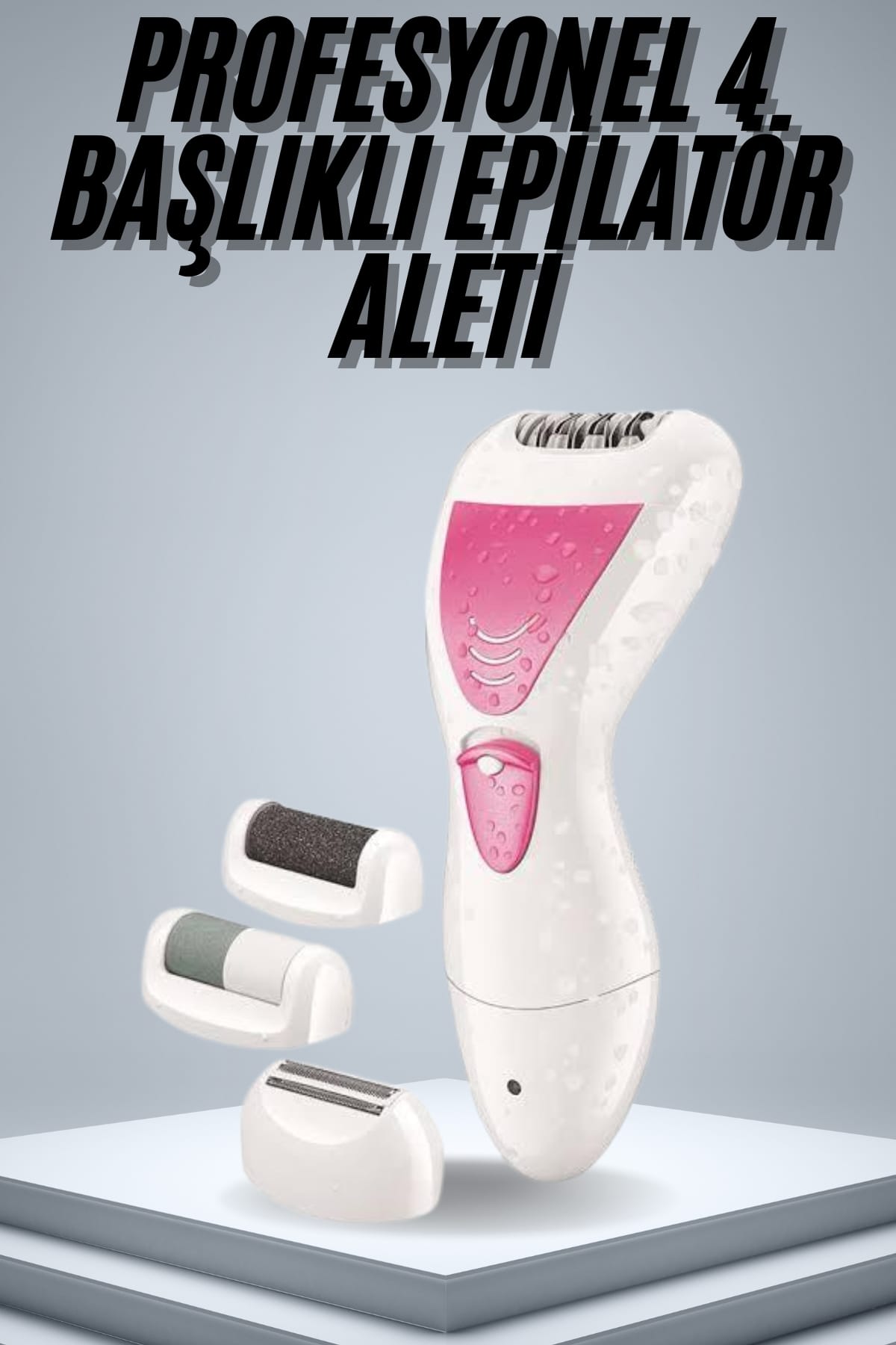 Epilatör Cihazı Epilasyon Aleti Çoklu Başlık Seçeneği Ayak Törpüsü - Lisinya Epilatör Cihazı Epilasyon Aleti Çoklu Başlık Seçeneği Ayak Törpüsü - Lisinya