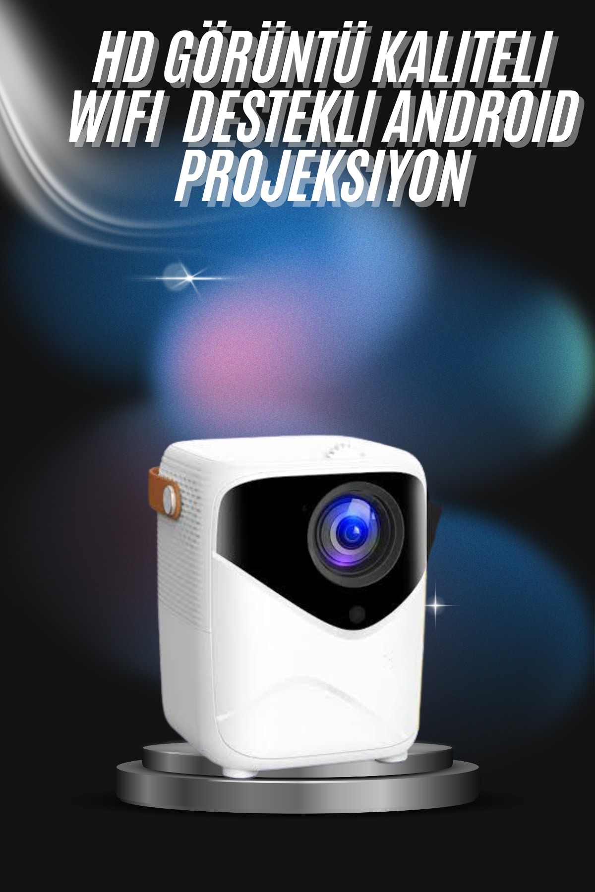 Projeksiyon Ev Sineması Bluetooth 4k HD Kaliteli Görüntü Kumandalı - Lisinya Projeksiyon Ev Sineması Bluetooth 4k HD Kaliteli Görüntü Kumandalı - Lisinya