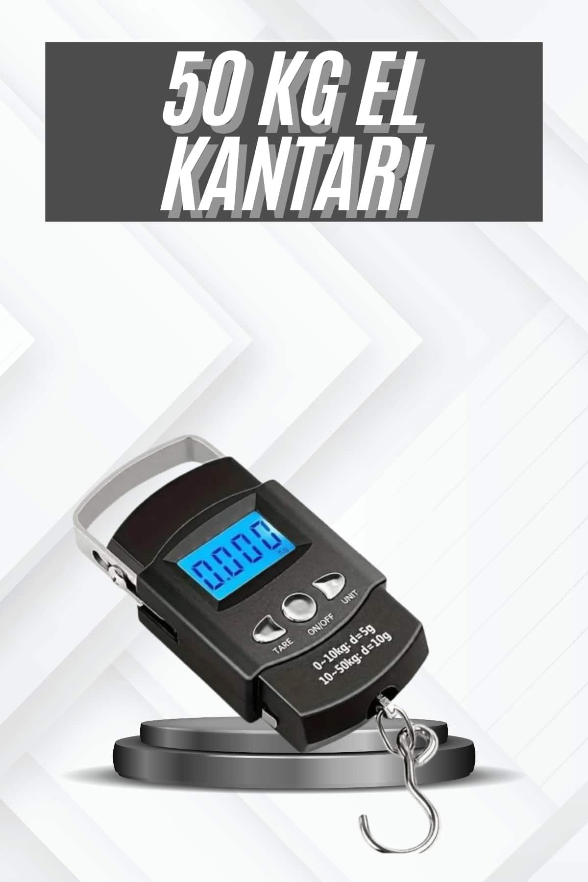 Profesyonel El Terazisi El Kantarı 50 Kg Dijital Göstergeli Tartı - Lisinya