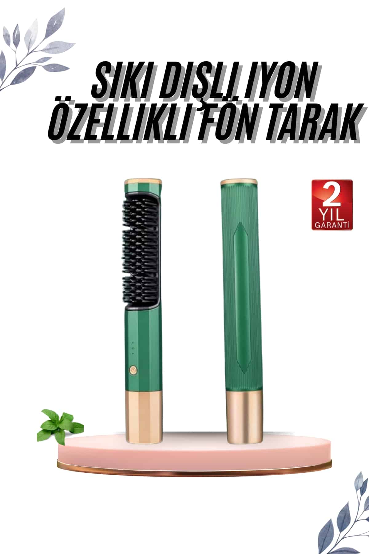 Üflemeli Saç Düzleştirici Fön Tarak Yüksek Isı Ayarlı İyon Özellikli - Lisinya Üflemeli Saç Düzleştirici Fön Tarak Yüksek Isı Ayarlı İyon Özellikli - Lisinya