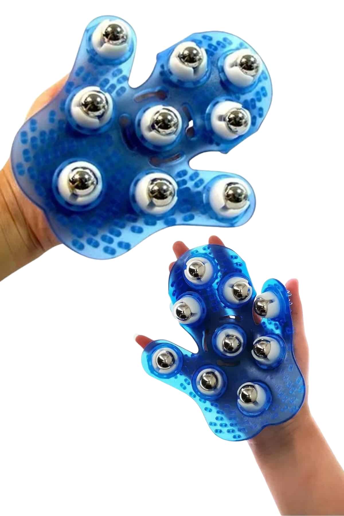 Selülit Giderici Masaj Eldiveni 9 Bilyeli Palm Masaj Eldiven Tam Vücut - Lisinya