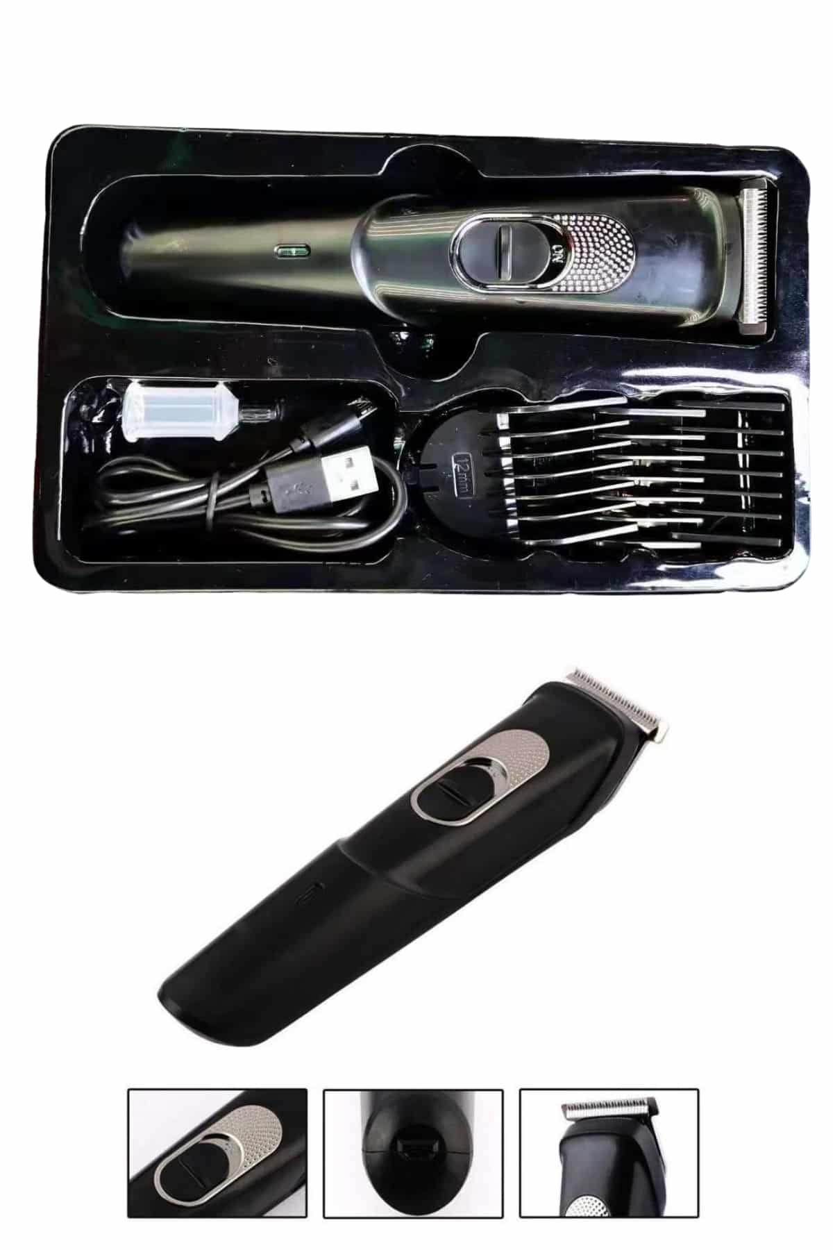 Pro Şarjlı Saç Sakal Tıraş Makinesi Ense Kesme Makinesi Lazer Öncesi Kısaltma - Lisinya