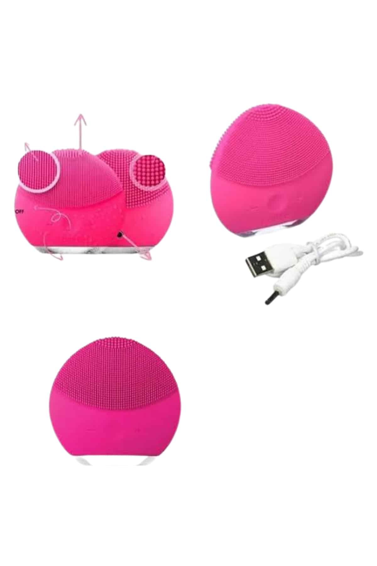 Hassas Ciltlere Özel Titreşimli Yüz Temizleme ve Masaj Aleti - Lisinya