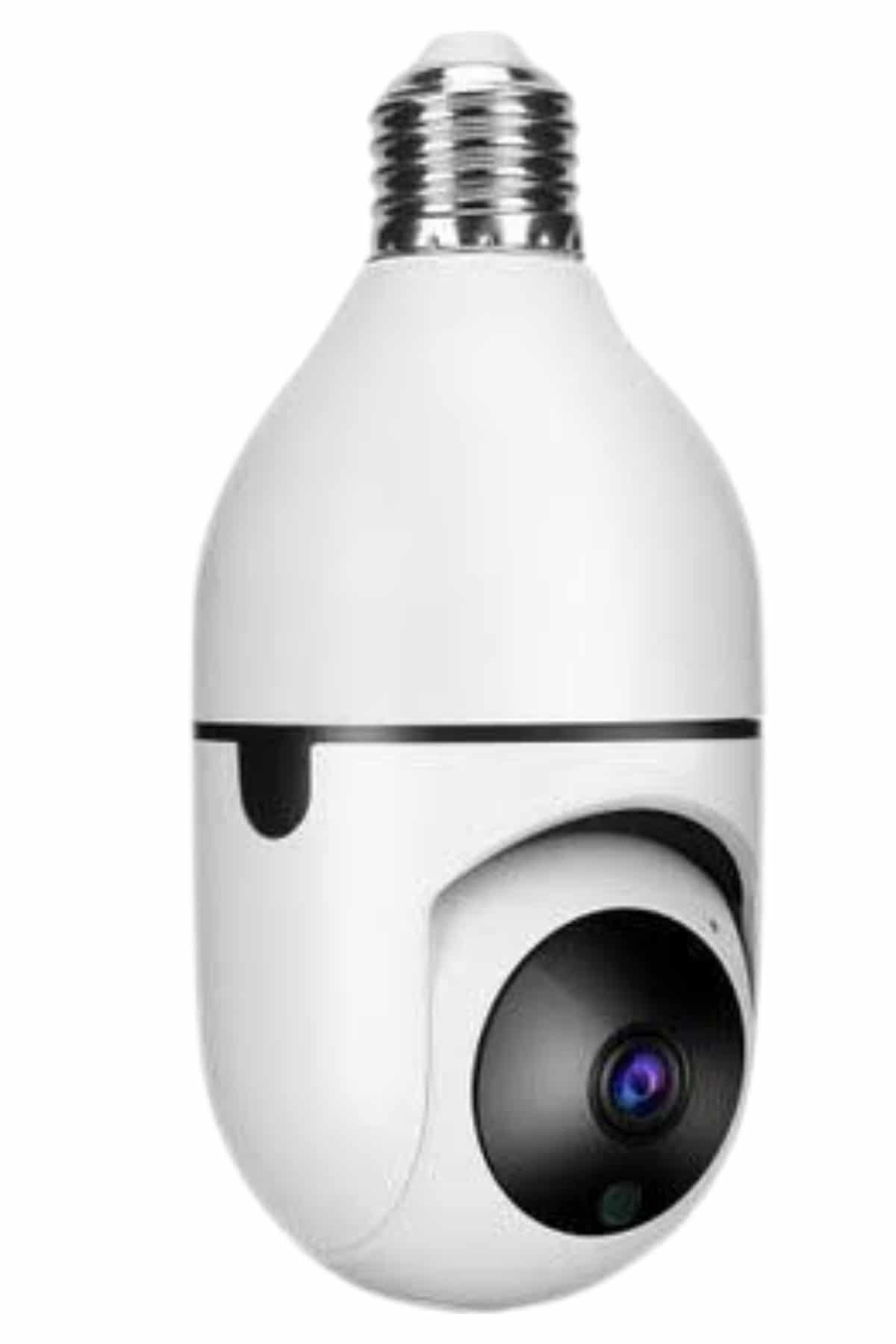 Güvenlik Kamerası Wi-Fi Özellikli 360 Derece Full Hd 1080p Ampül Kamera - Lisinya