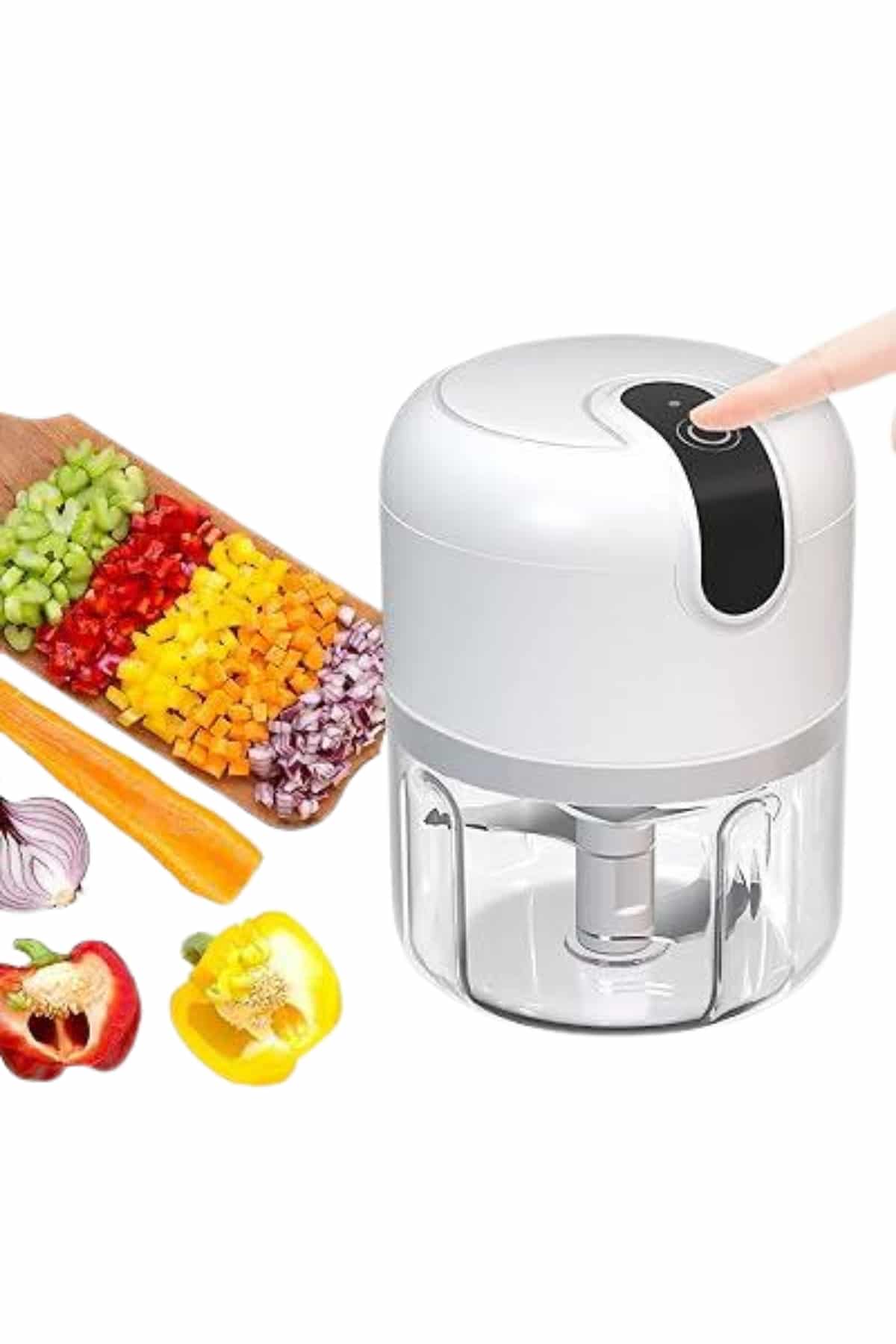 Rondo Doğrayıcı 250 ML Taşınabilir USB Şarjlı Pratik El Rondo Blender - Lisinya