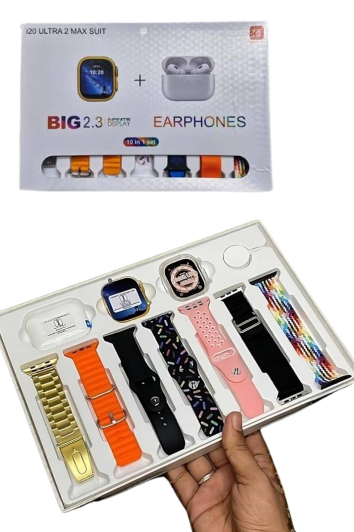 Yeni Nesil 7 Kordonlu Arama Bildirim Özellikli Kulaklık Hediyeli Akıllı Saat - Lisinya