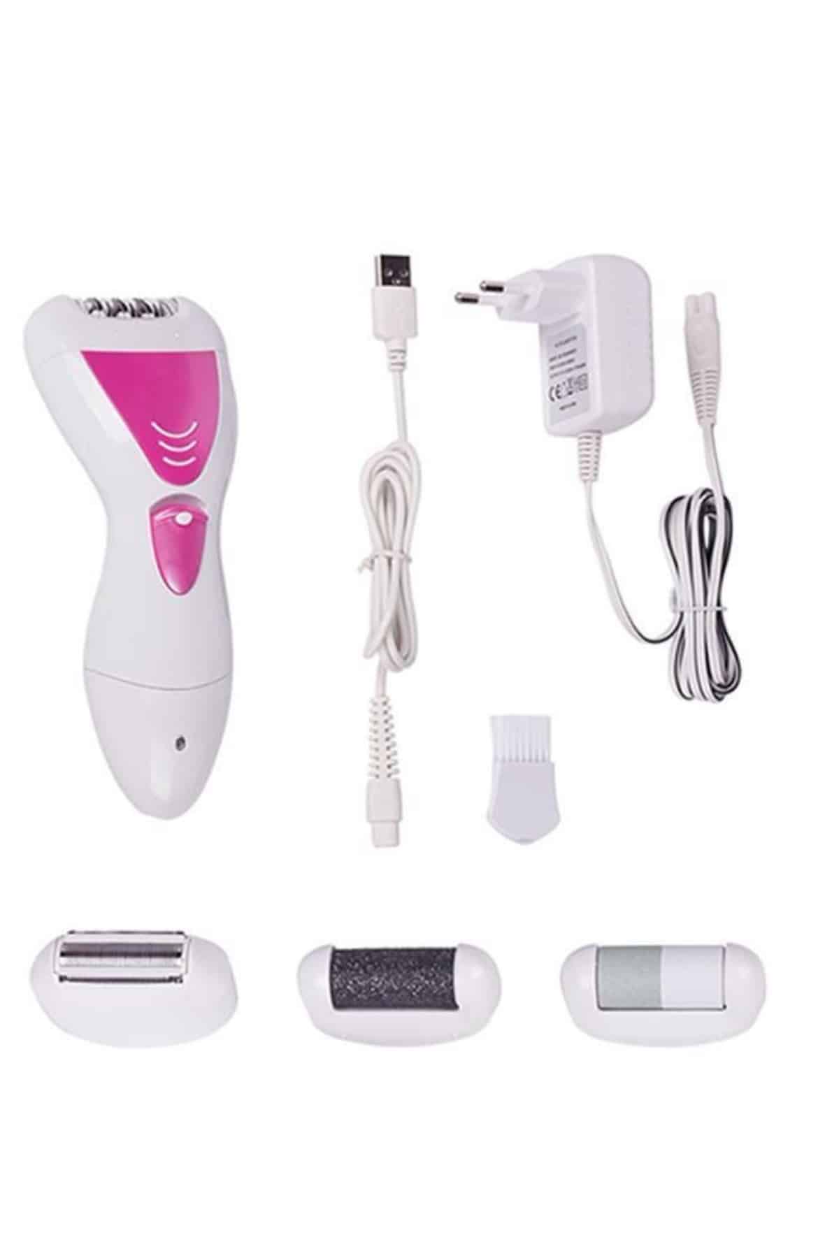 Epilatör Cihazı Epilasyon Aleti Çoklu Başlık Seçeneği Ayak Törpüsü - Lisinya