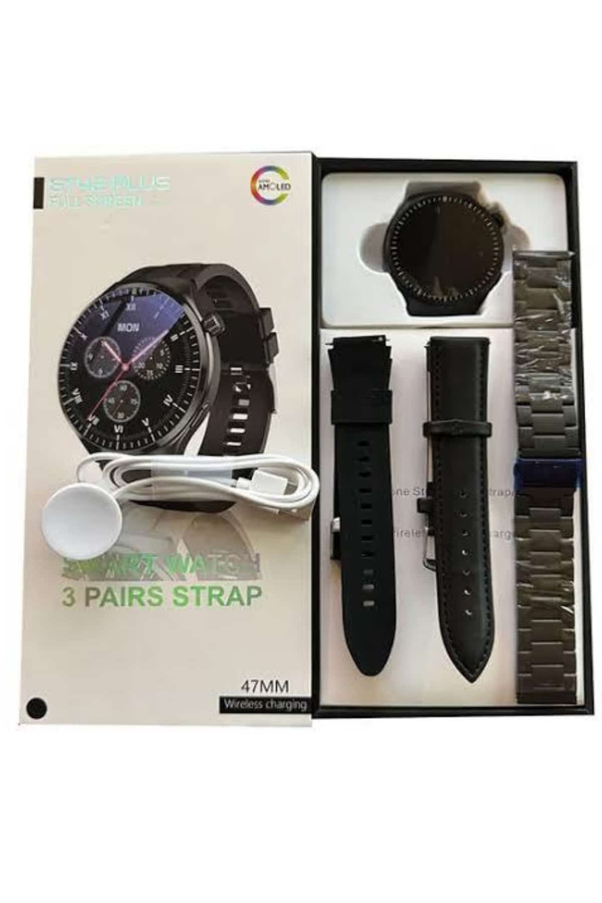 Akıllı Saat Yeni Nesil Üç Kordonlu Nabız Ölçer Çağrı Cevaplama - Lisinya