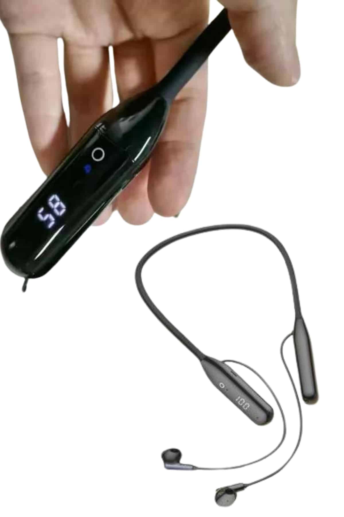 Bluetooth Kulaklık Kablolu Android ve İOS Uyumlu ANC Özellikli 100 saat sarj - Lisinya