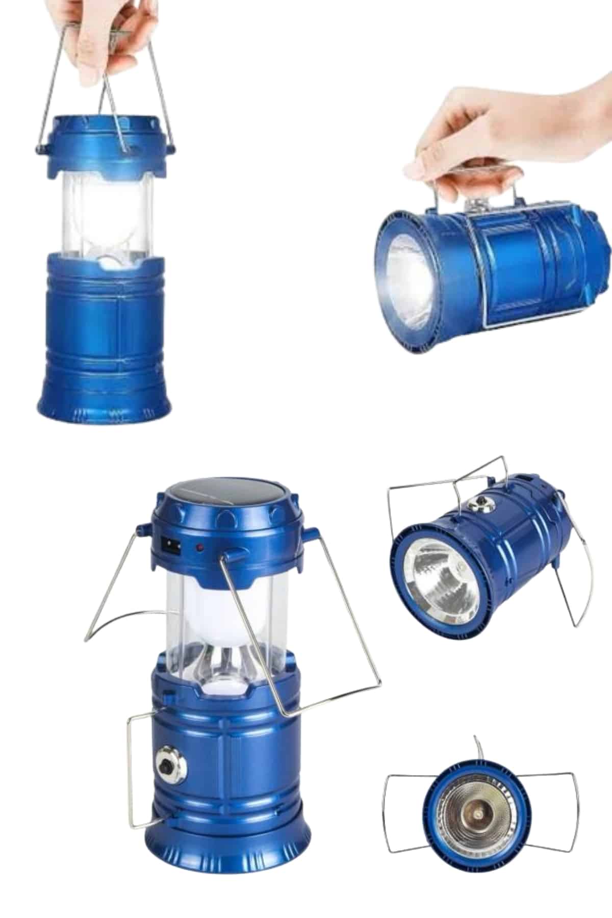 Kamp Feneri Şarj Edilebilir Güneş Enerjili Işıldak USB Şarjlı - Lisinya Kamp Feneri Şarj Edilebilir Güneş Enerjili Işıldak USB Şarjlı - Lisinya