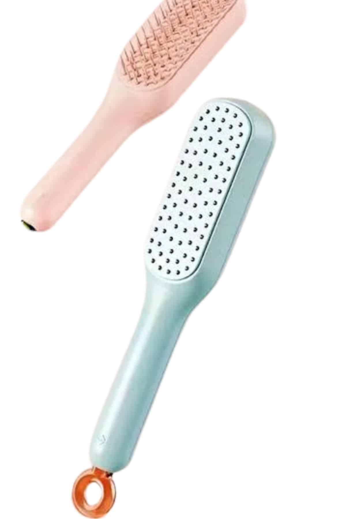 Kendi kendini Temizleyebilen Hijyenik Saç Fırçası Anti-Statik Teknolojisi - Lisinya Kendi kendini Temizleyebilen Hijyenik Saç Fırçası Anti-Statik Teknolojisi - Lisinya