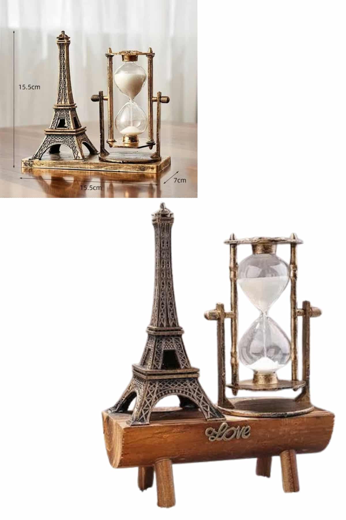 Paris Eyfel Kulesi Hediyelik Eyfel Retro Kum Saati Dekoratif Eşya - Lisinya Paris Eyfel Kulesi Hediyelik Eyfel Retro Kum Saati Dekoratif Eşya - Lisinya