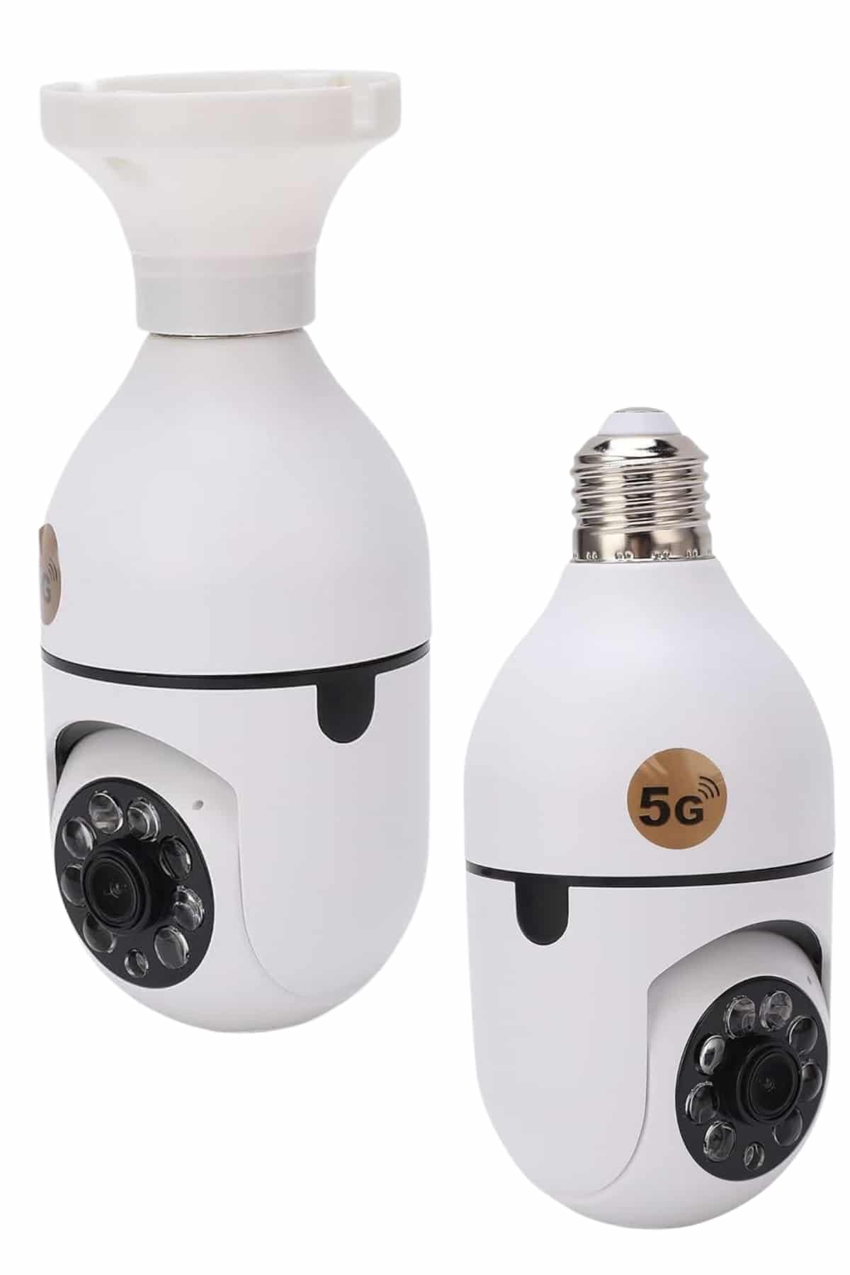 Güvenlik Kamerası Wi-Fi Özellikli 360 Derece Full Hd 1080p Ampül Kamera - Lisinya