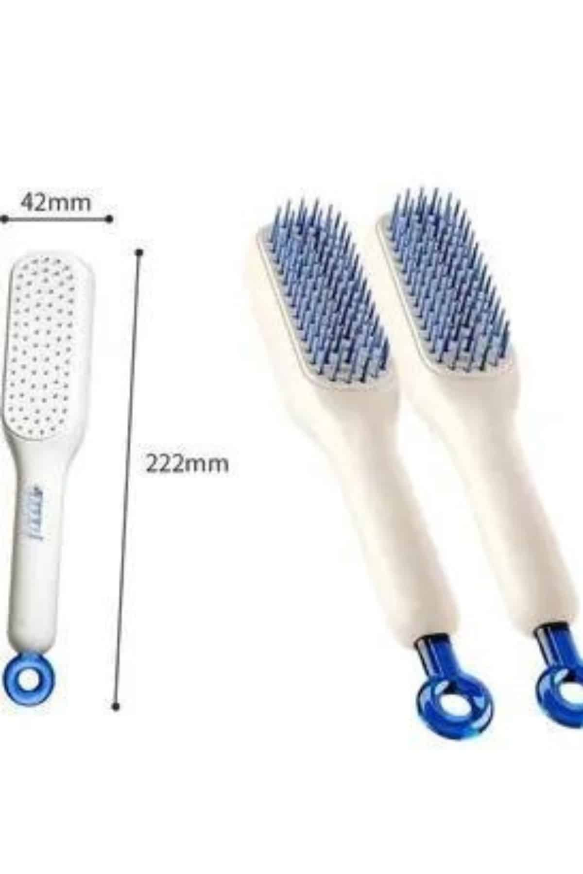 Kendi kendini Temizleyebilen Hijyenik Saç Fırçası Anti-Statik Teknolojisi - Lisinya Kendi kendini Temizleyebilen Hijyenik Saç Fırçası Anti-Statik Teknolojisi - Lisinya