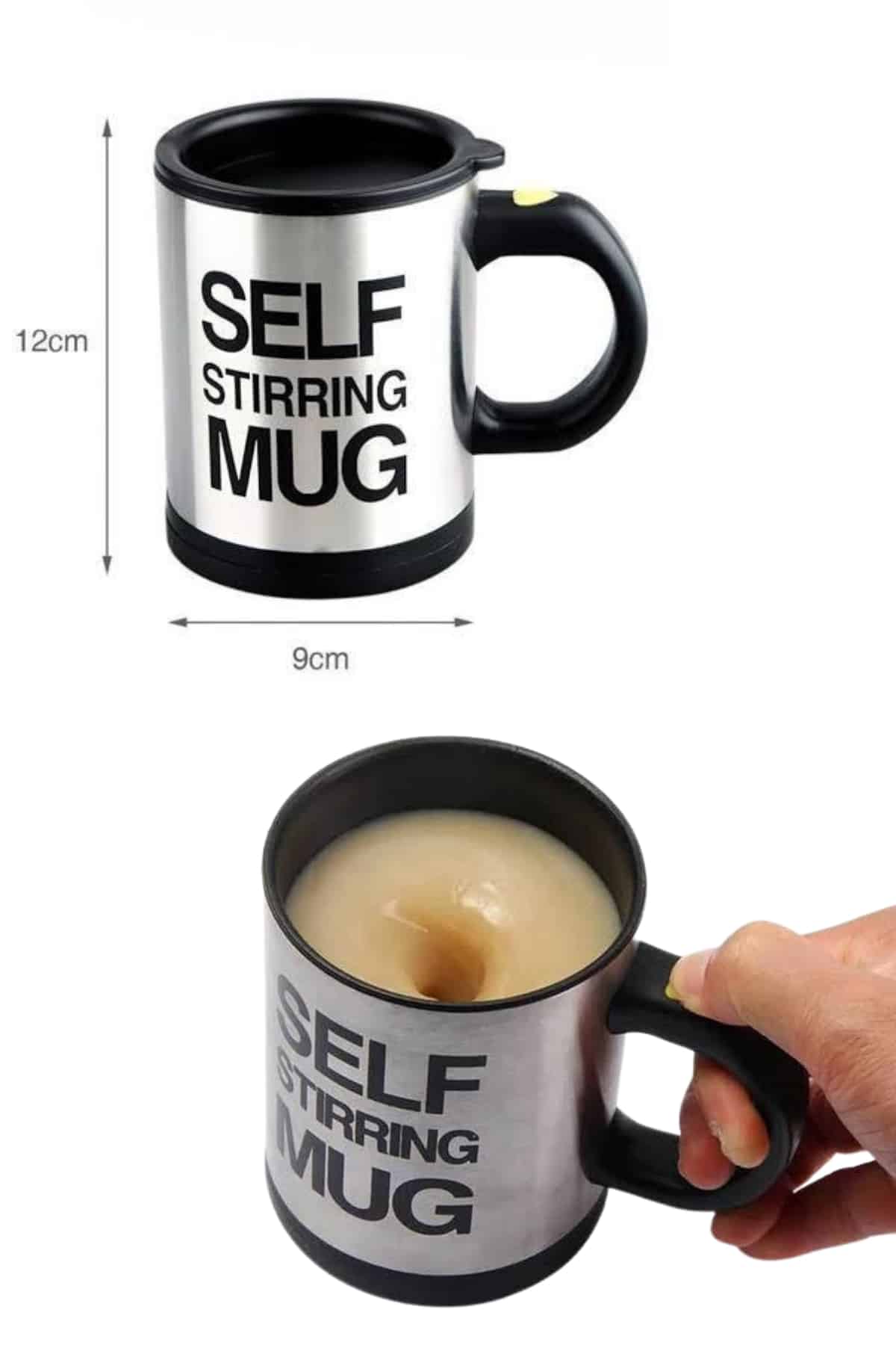 Karıştırıcı Özellikli Mikser Kupa Bardak Kompakt Taşınabilir Mug - Lisinya